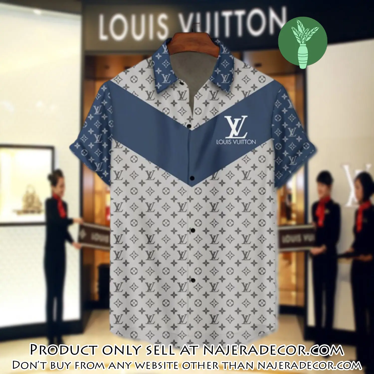 Lv louis vuitton luxury hawaiian shirt & short set lhs1190 njr2249646